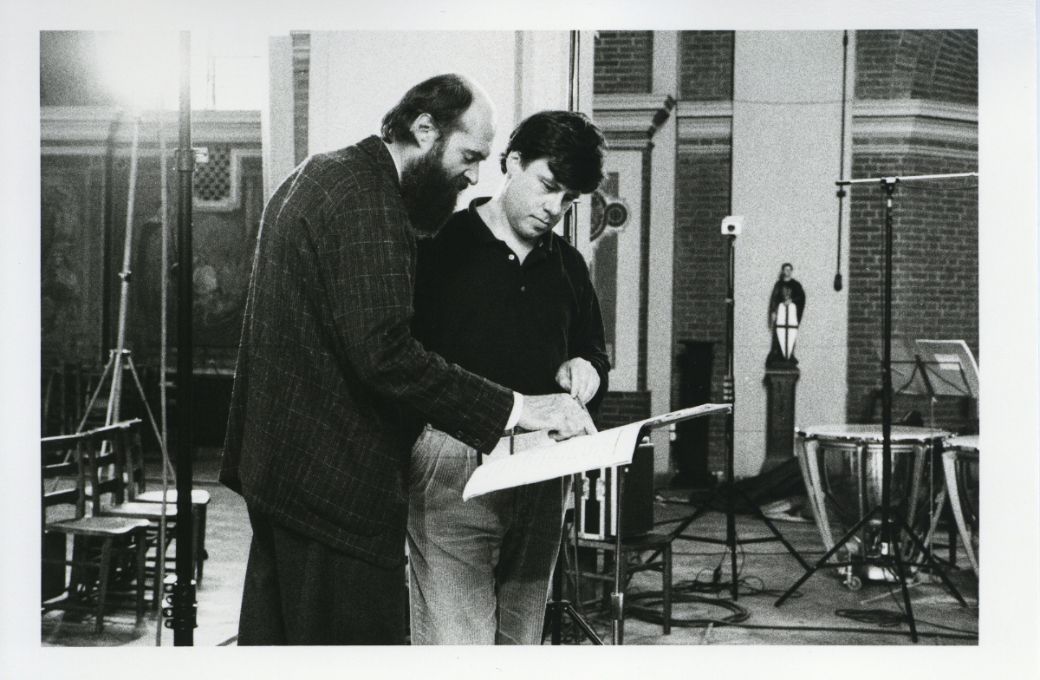 Arvo Pärt and Paul Hillier © Caroline Forbes | ECM
