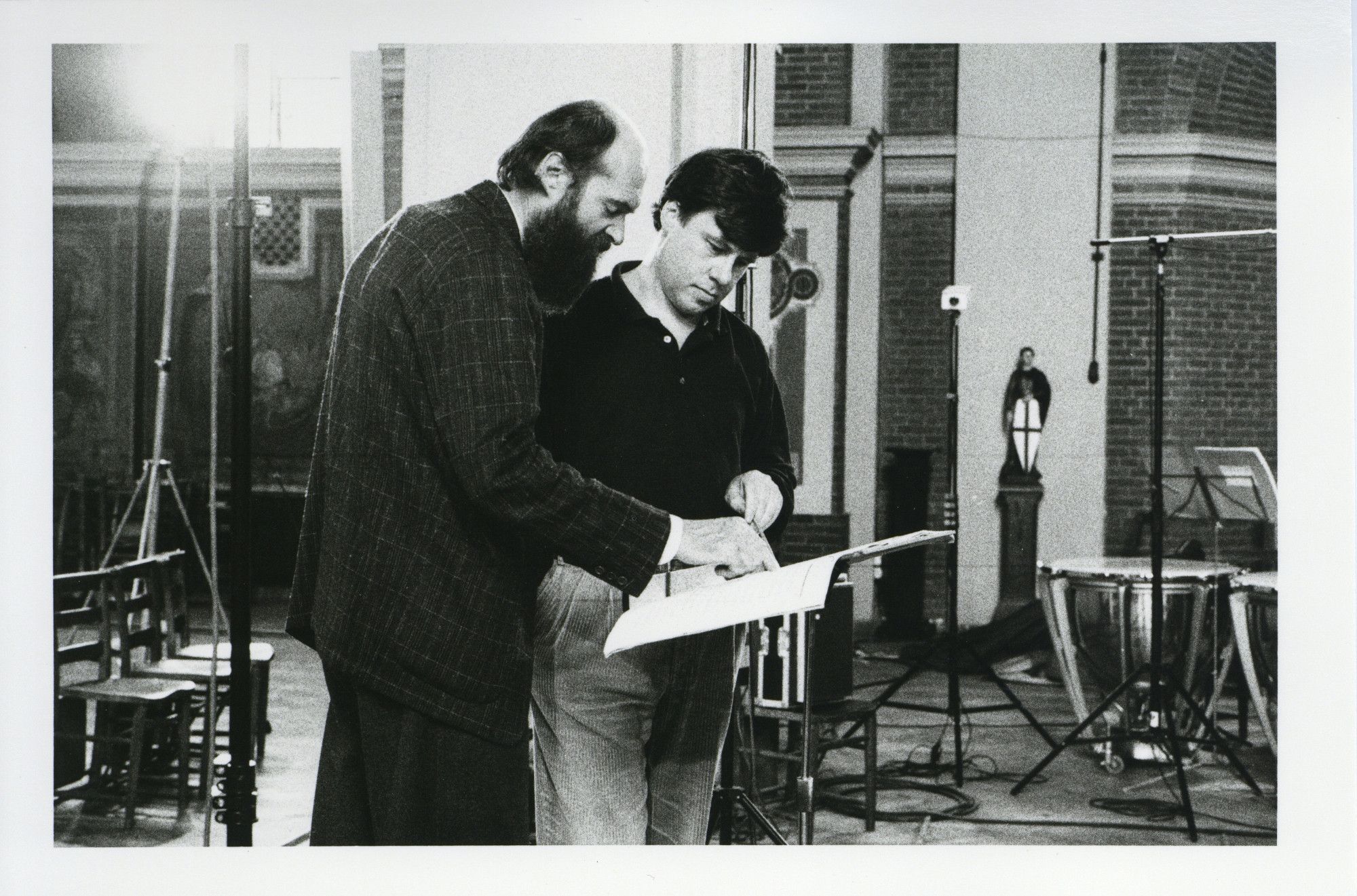 Arvo Pärt and Paul Hillier &copy; Caroline Forbes | ECM