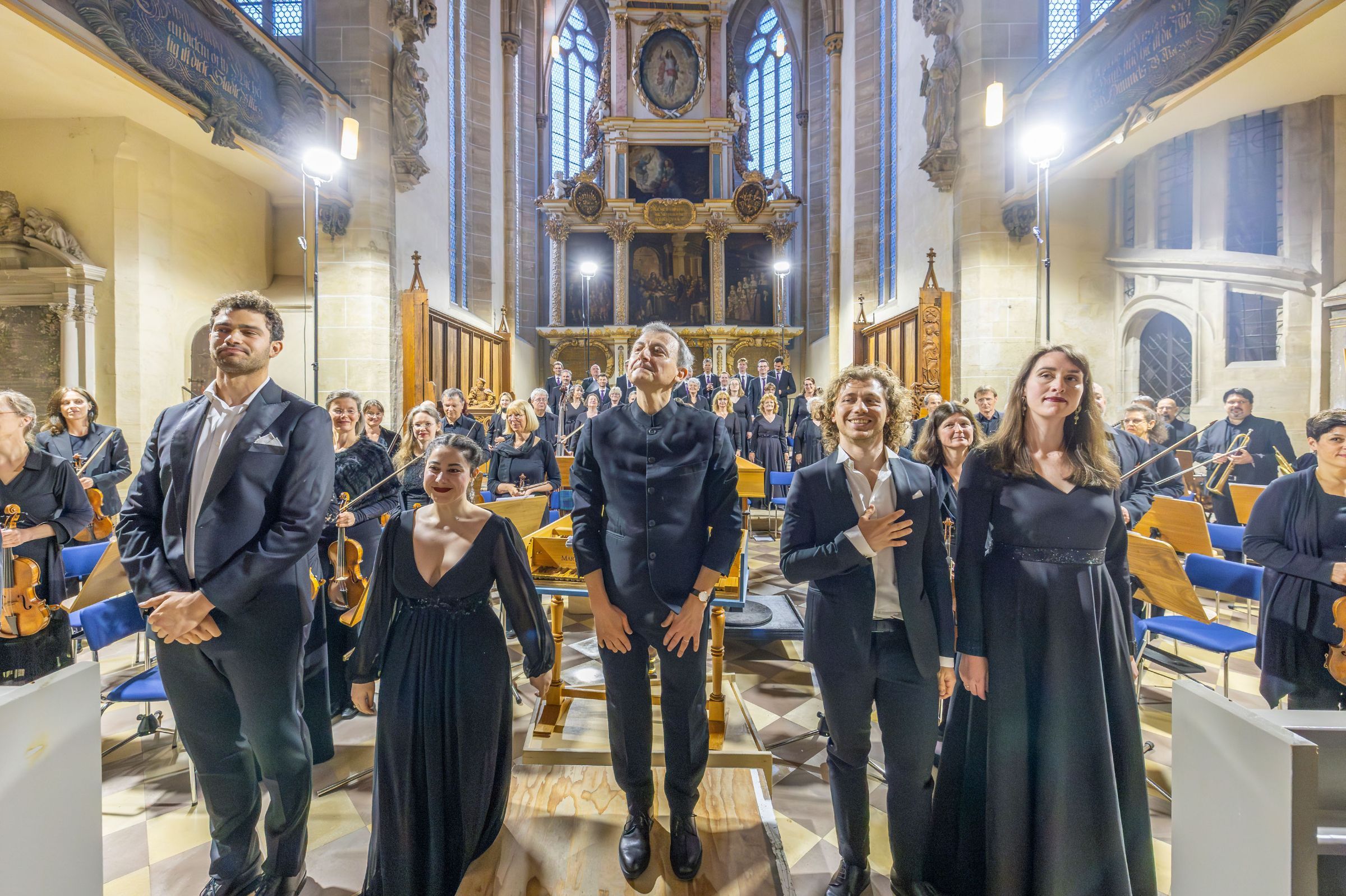 Attilio Cremonesi and soloists &copy; Thomas Ziegler