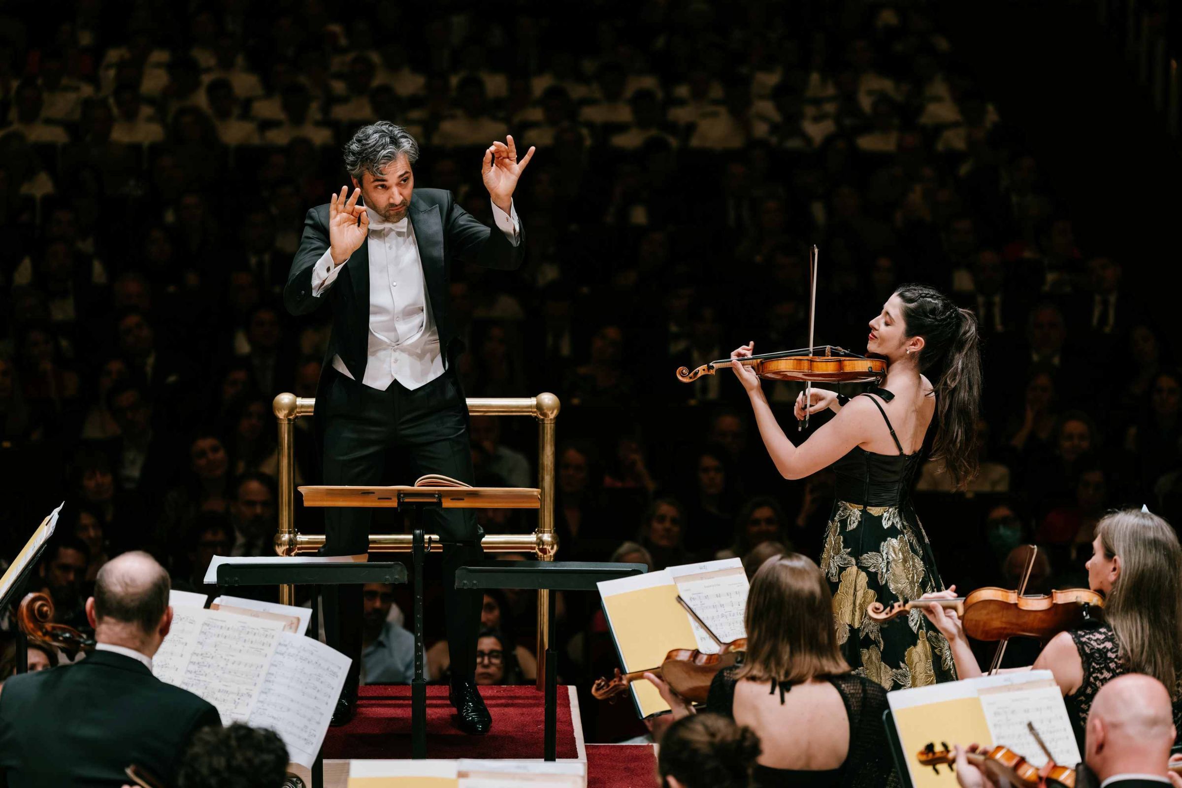 David Akfham, María Dueñas and the Orquesta Titular del Teatro Real &copy; Fadi Kheir