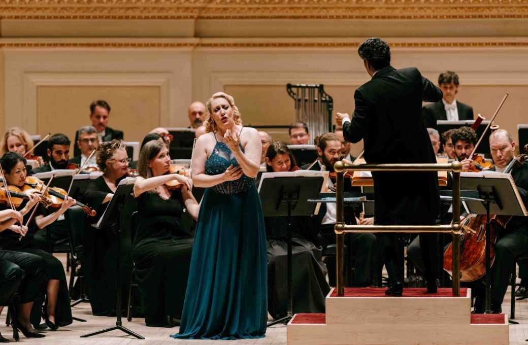 Saioa Hern&aacute;ndez and the Orquesta Titular del Teatro Real &copy; Fadi Kheir