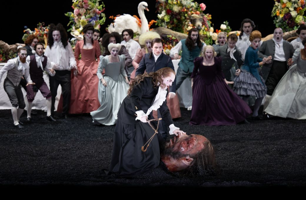 Christopher Purves (Saul) and Linard Vrielink (Jonathan) &copy; &copy; Glyndebourne Productions Ltd. Photography by ASH