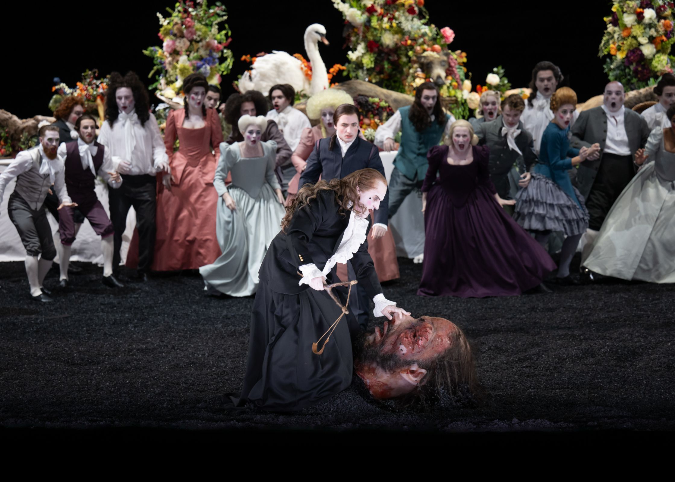 Christopher Purves (Saul) and Linard Vrielink (Jonathan) &copy; © Glyndebourne Productions Ltd. Photography by ASH