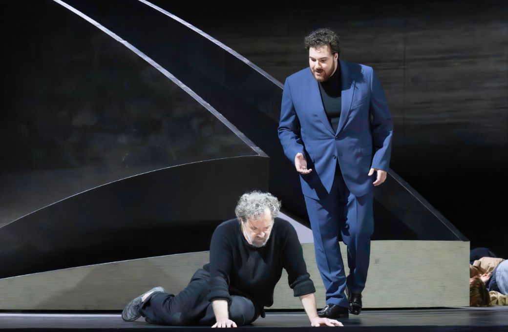 Christian Gerhaher (Elias) und Mauro Peter (Obadjah) &copy; Monika Rittershaus