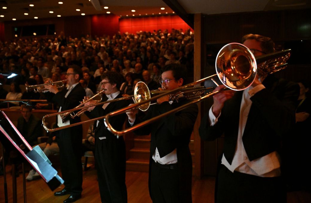 The Philharmonia "off-stage" brass © Philharmonia Orchestra | Mark Allan