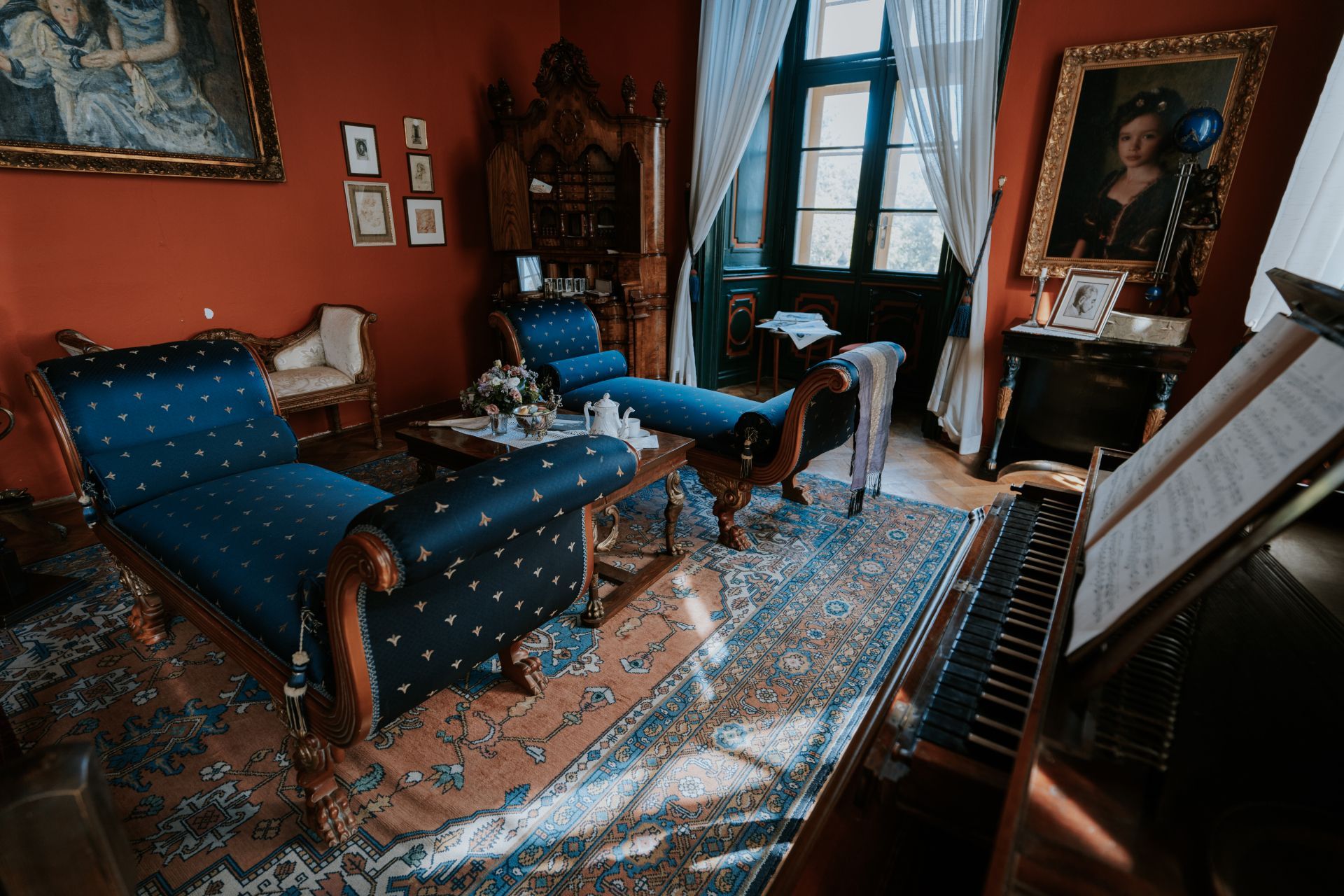 Music room, Loučeň Castle &copy; Dan Řežábek | Central Bohemia Tourist Board