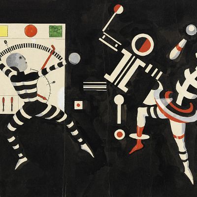 &copy; Kurt Schmidt, The Man at the Control Panel, around 1924 © Bauhaus-Archiv Berlin