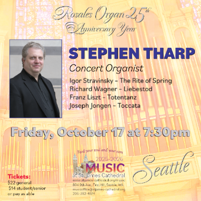 Stephen Tharp, Concert Organist