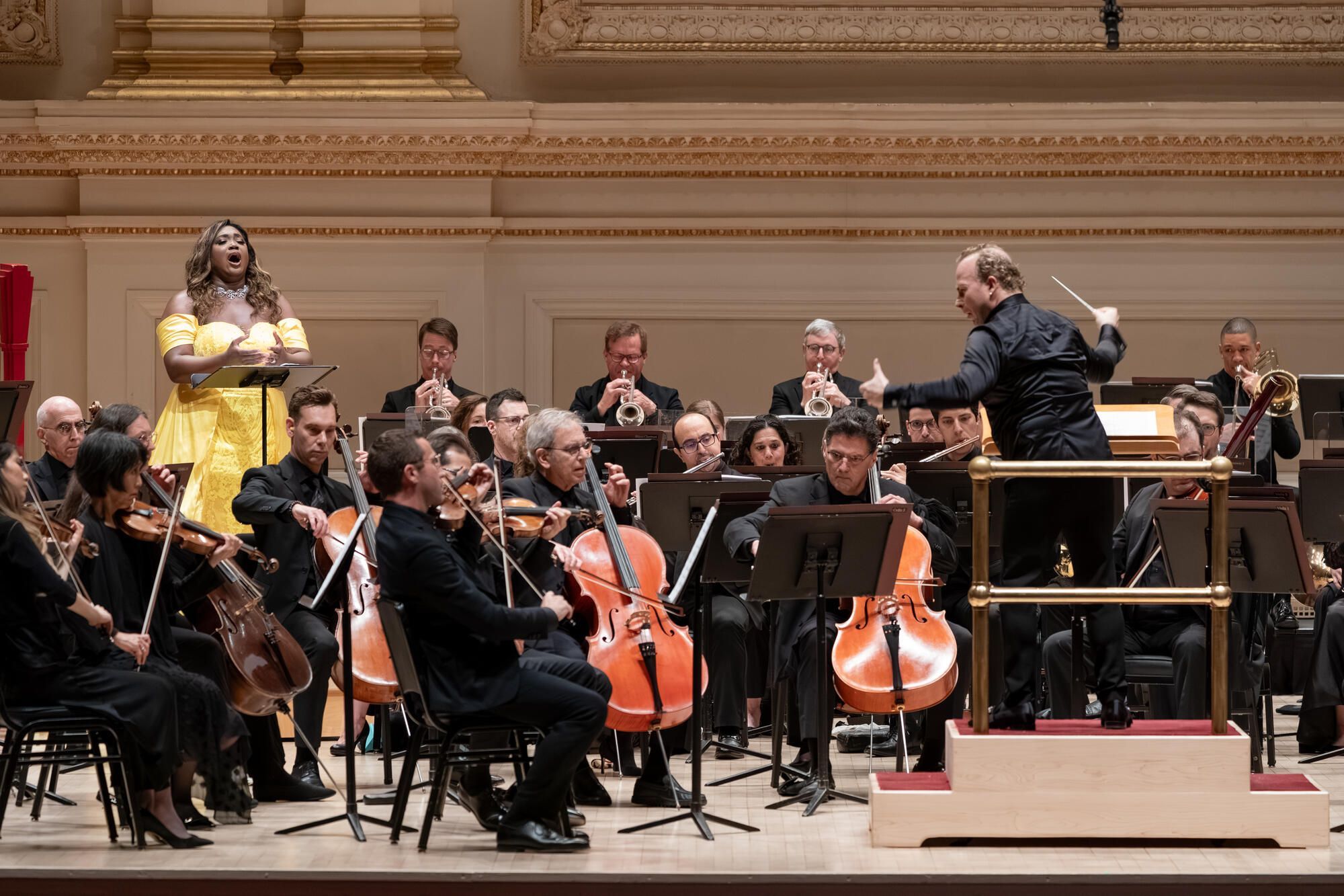 Angel Blue, Yannick Nézet-Séguin and the Met Orchestra &copy; Jennifer Taylor