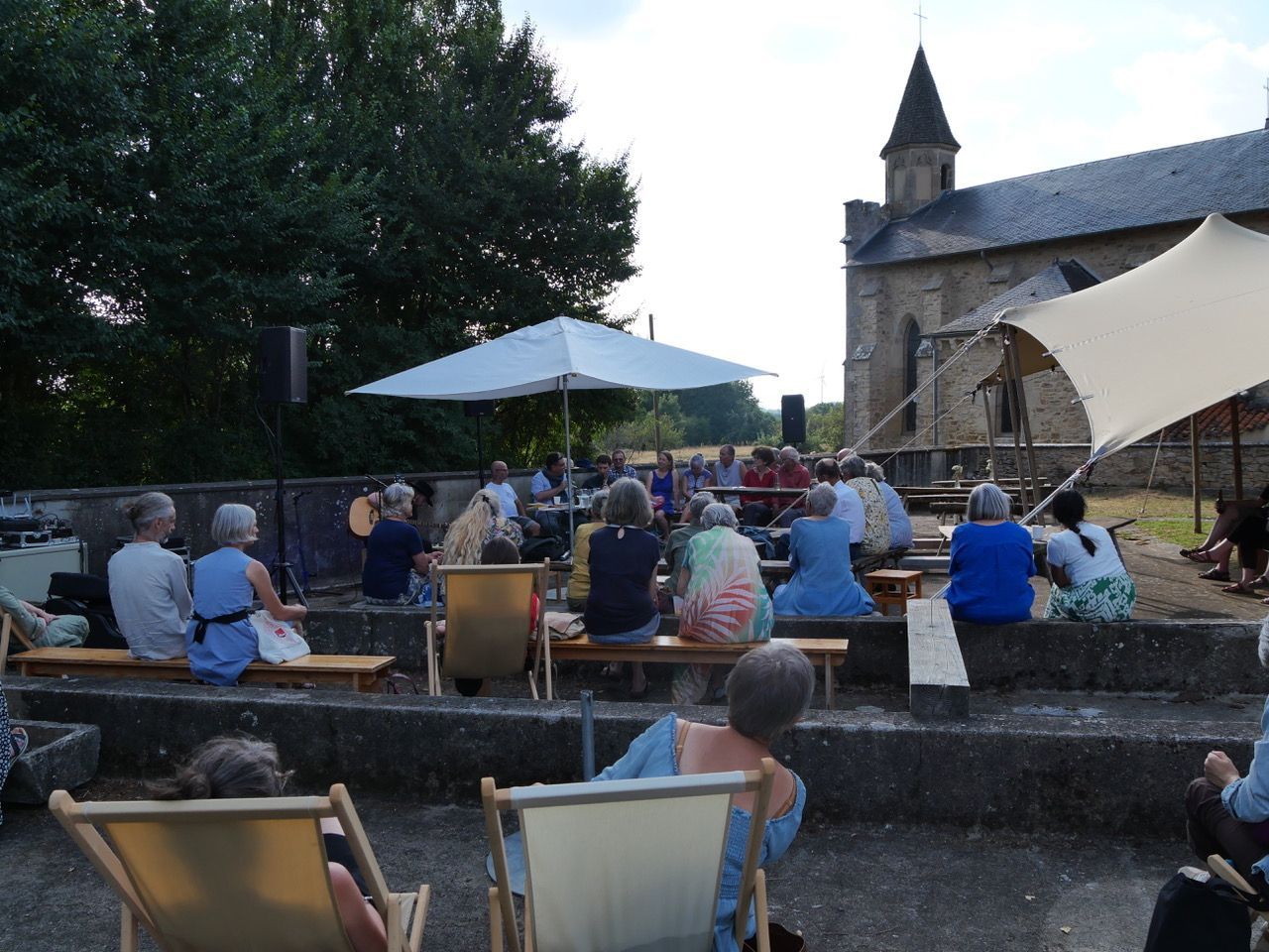 Une rencontre poétique au Festival du Haut Limousin © Nicolas Brunet