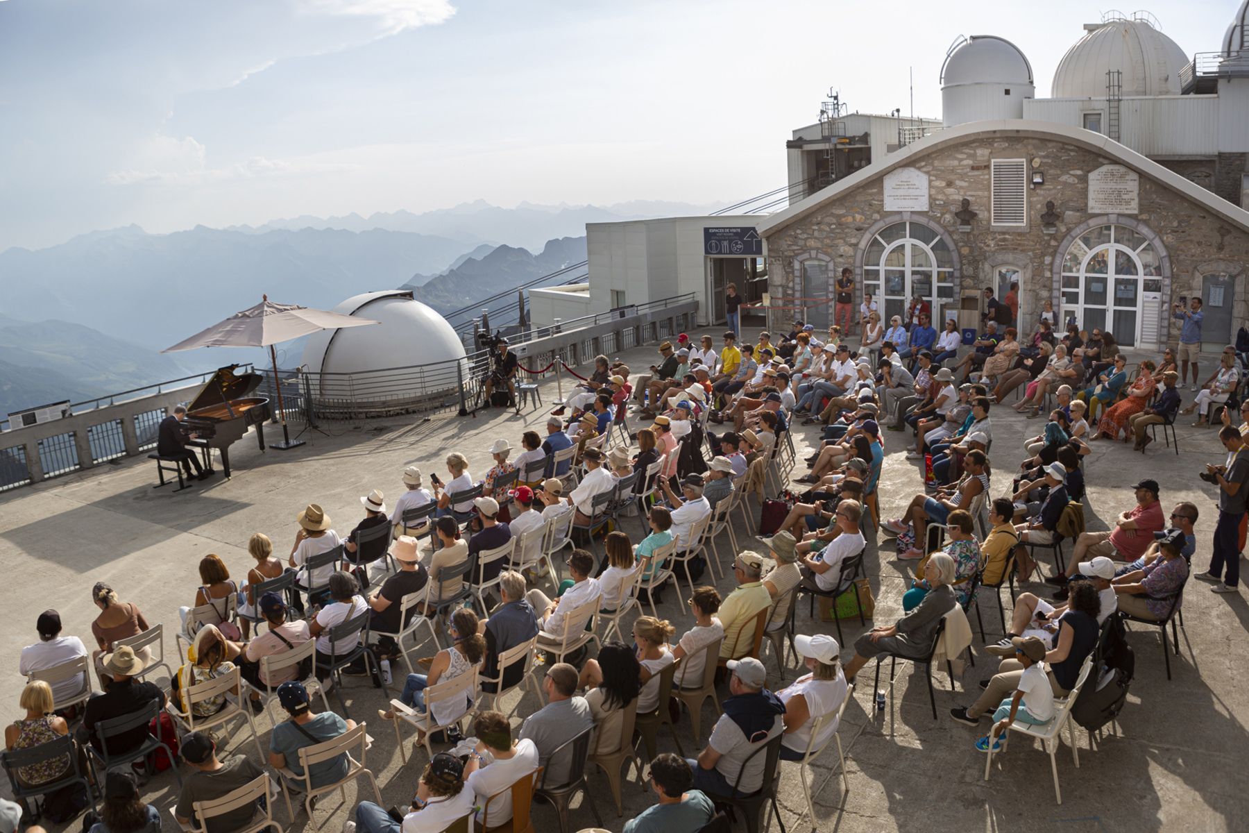 Un récital au Pic du Midi de Bigorre, à l'occasion du festival Piano Pic © Piano Pic