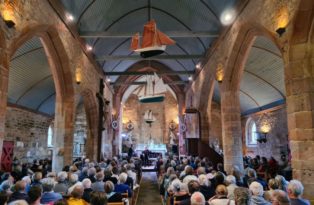 Un concert dans la chapelle de Camaret, dans le cadre de Classic' à l'Ouest © Pierre Chambellant
