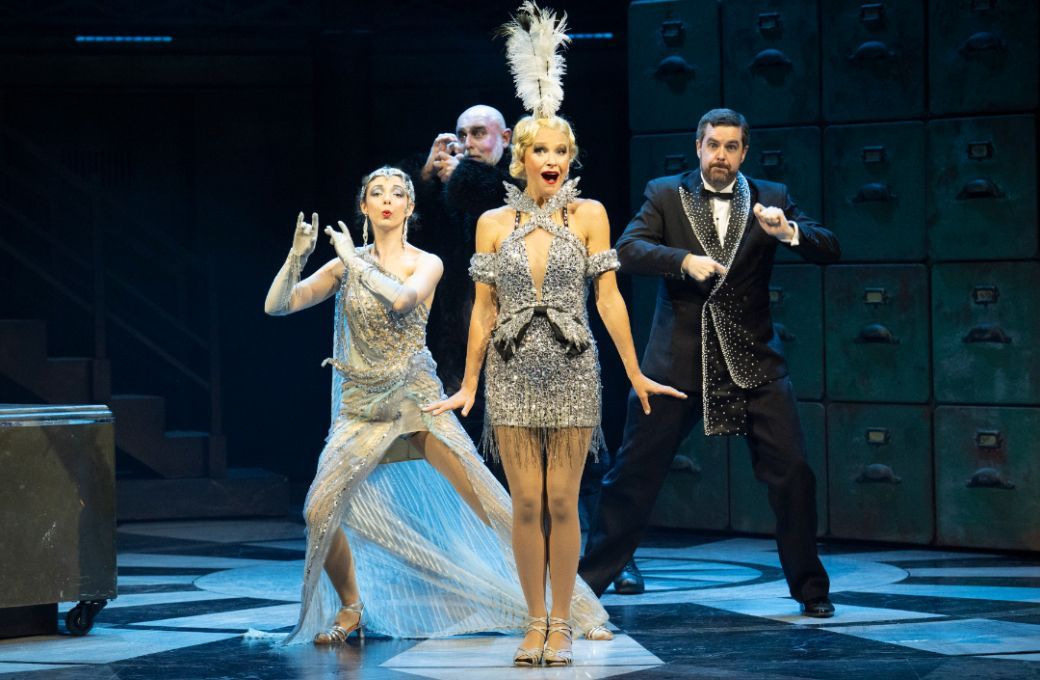Isabelle Atkinson (Ida), Ellie Laugharne (Adele),  Darren Jeffrey (Frank) and Ben McAteer (Falke) &copy; Richard Hubert Smith