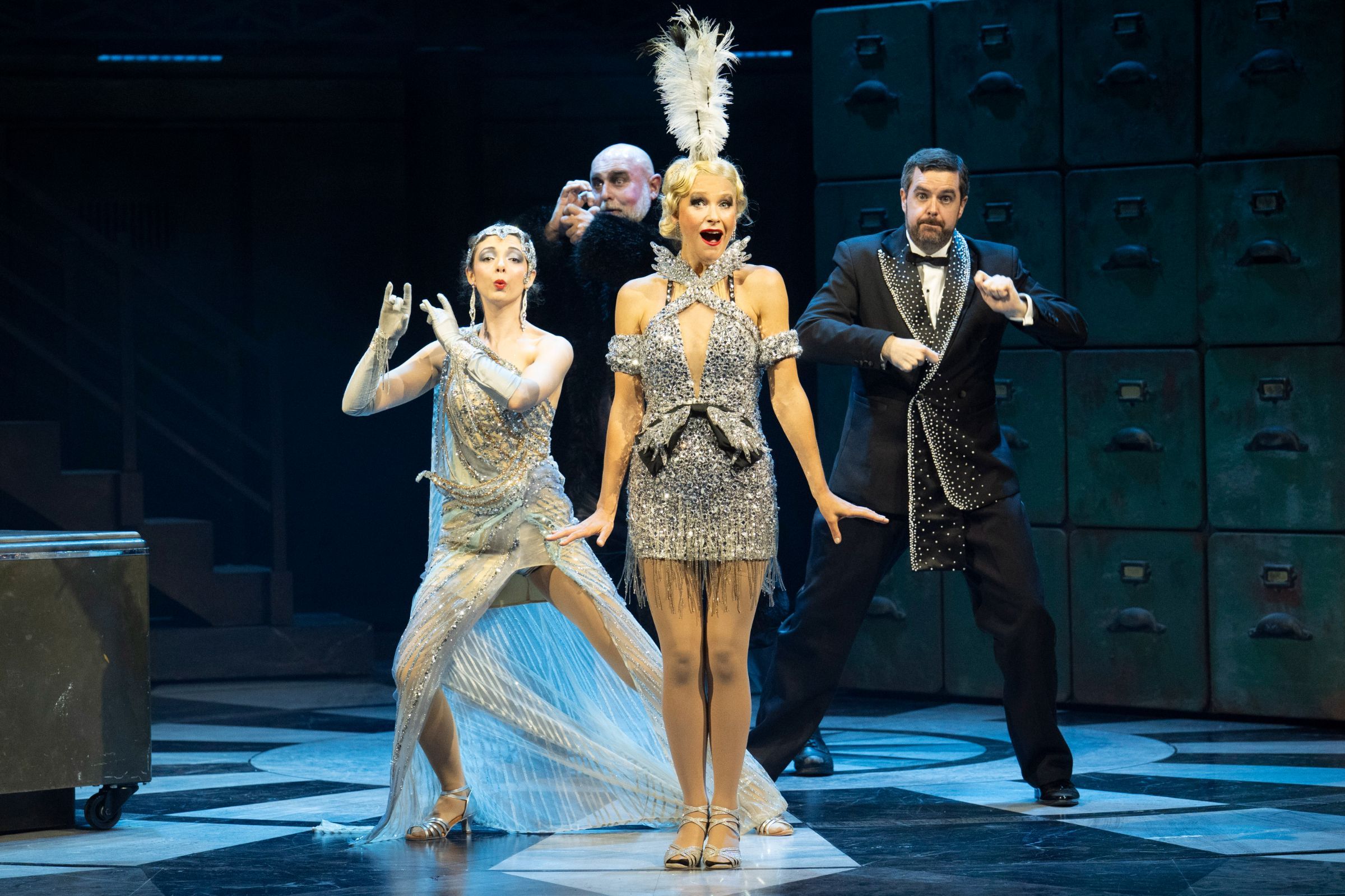 Isabelle Atkinson (Ida), Ellie Laugharne (Adele),  Darren Jeffrey (Frank) and Ben McAteer (Falke) &copy; Richard Hubert Smith