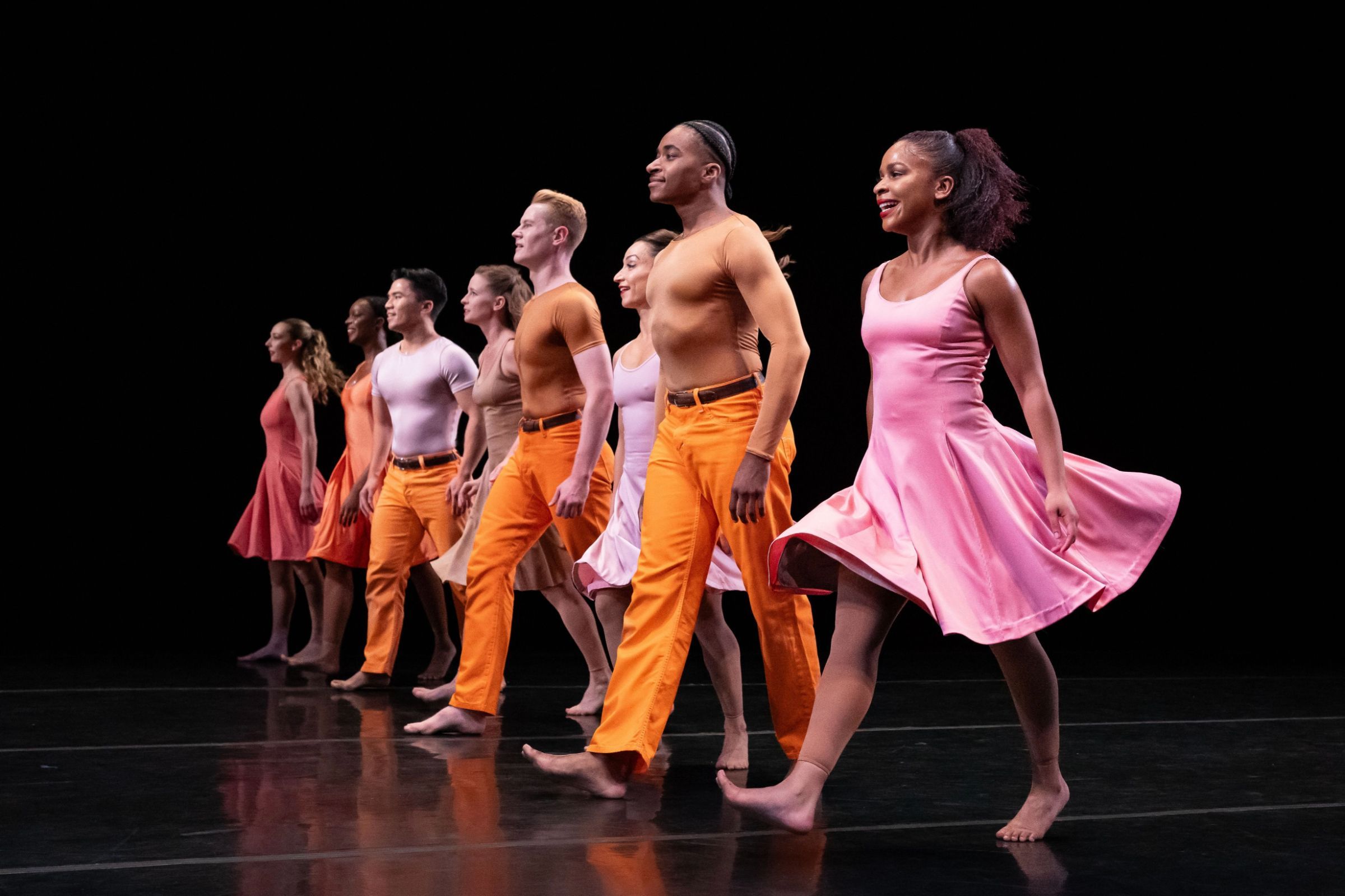 Paul Taylor Dance Company in his <i>Esplanade</i> © Steven Pisano