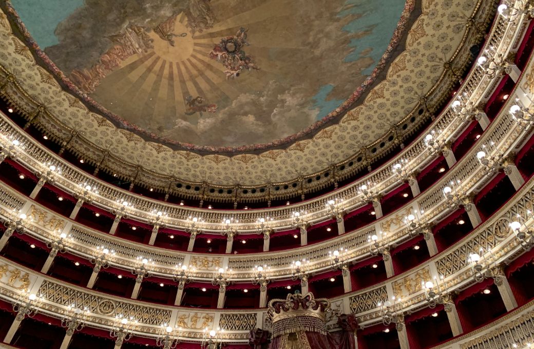 Interior of Teatro San Carlo &copy; Mark Pullinger