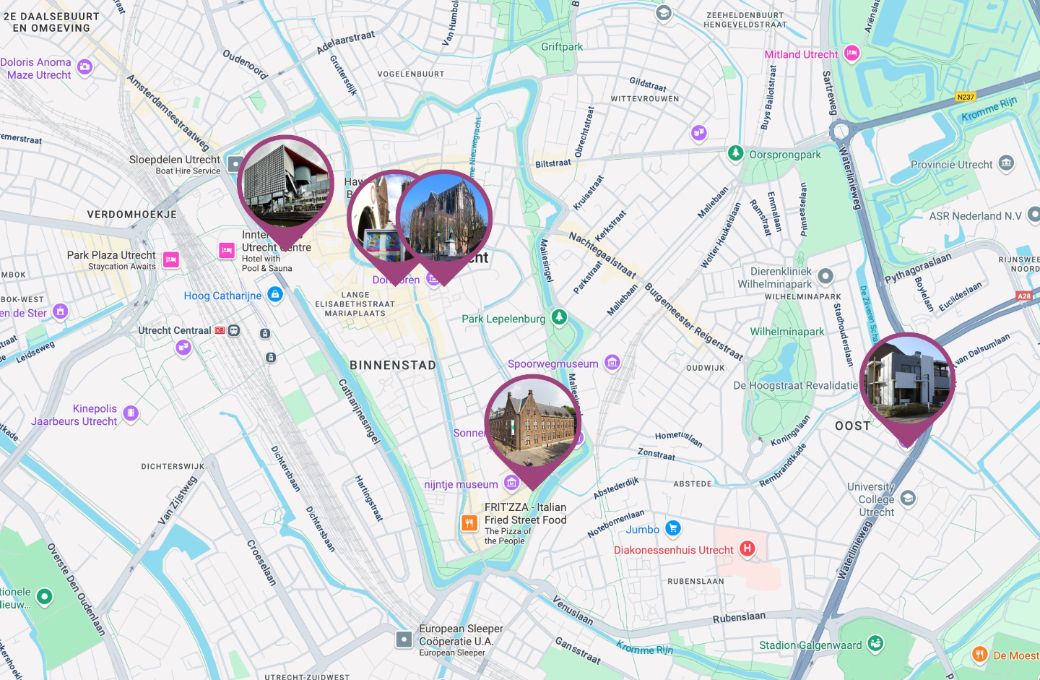 Map of Utrecht