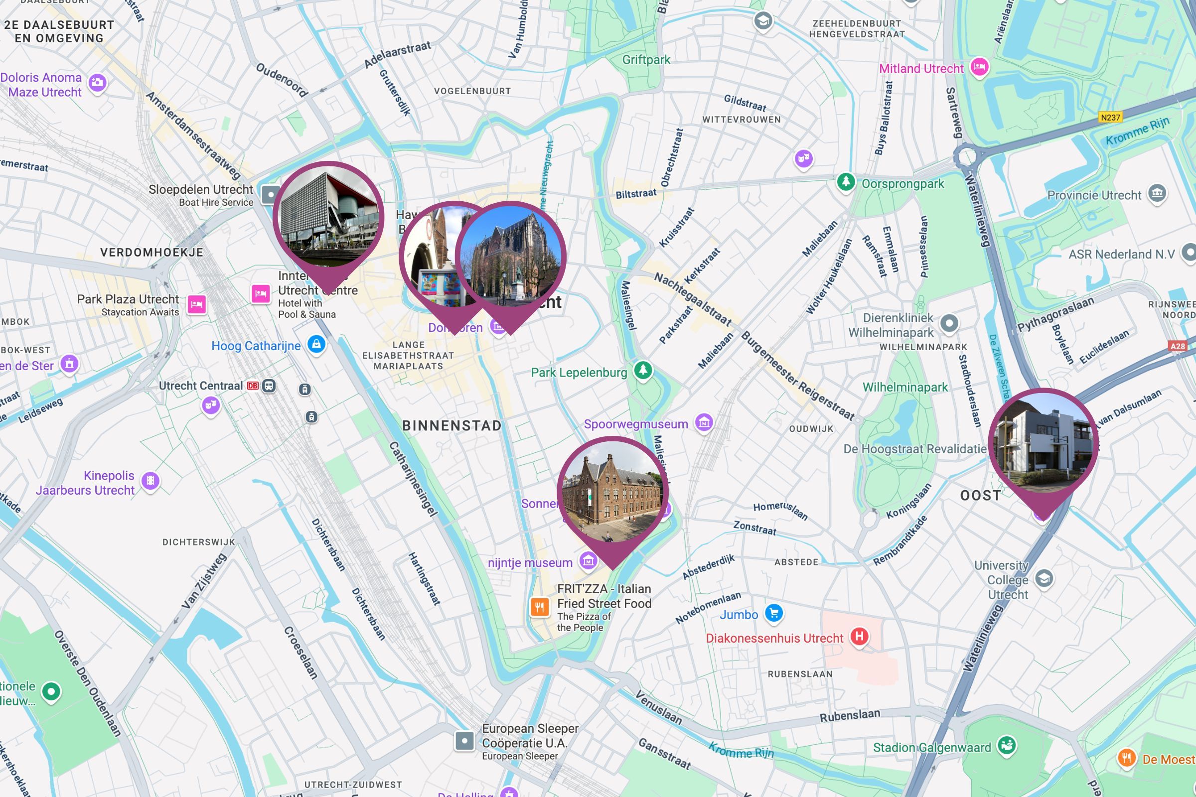 Map of Utrecht