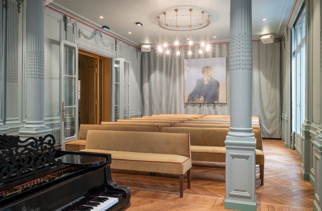 The Gustav Mahler salon at the Bibliothèque musicale La Grange-Fleuret © Cyrille Weiner