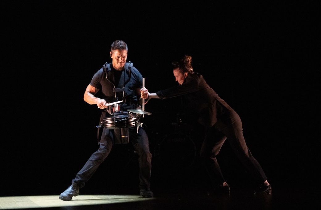 John Angeles and Michelle Dorrance in <i>The Center Will Not Hold</i> &copy; Christopher Duggan