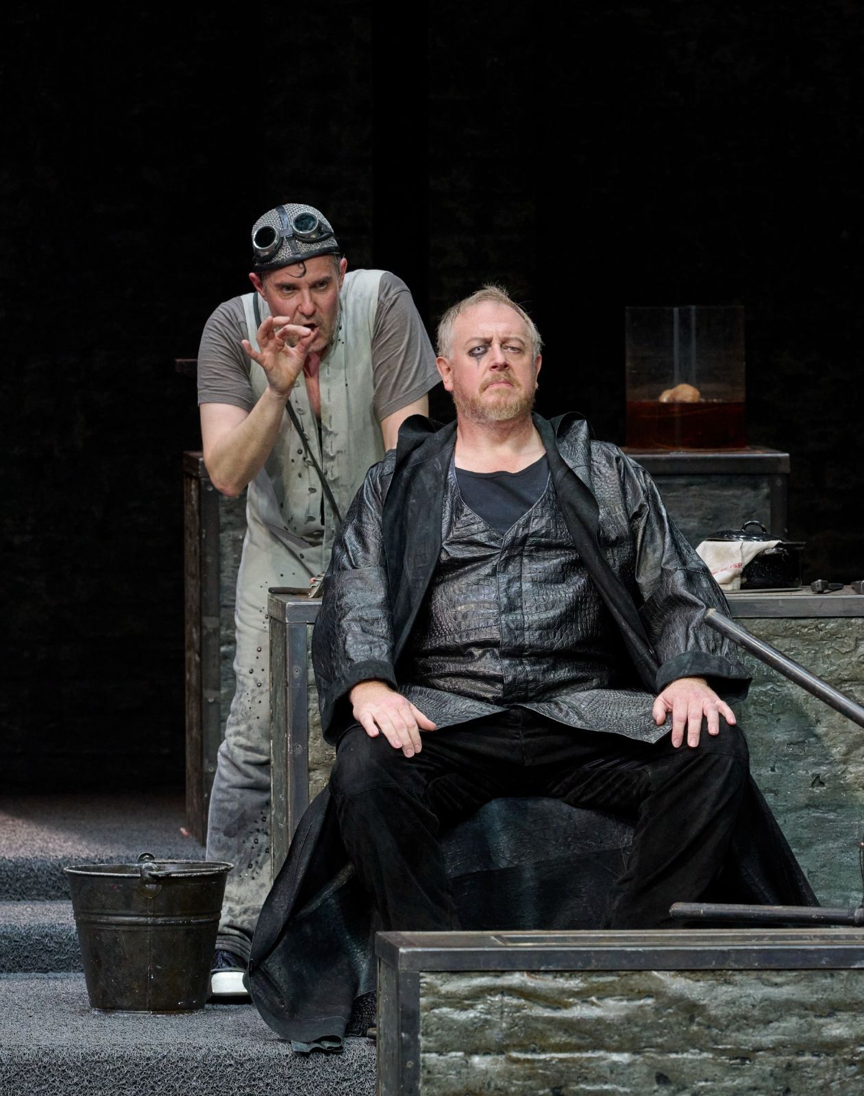 Michael Laurenz (Mime) und Iain Paterson (Der Wanderer) &copy; Wiener Staatsoper | Michael Pöhn