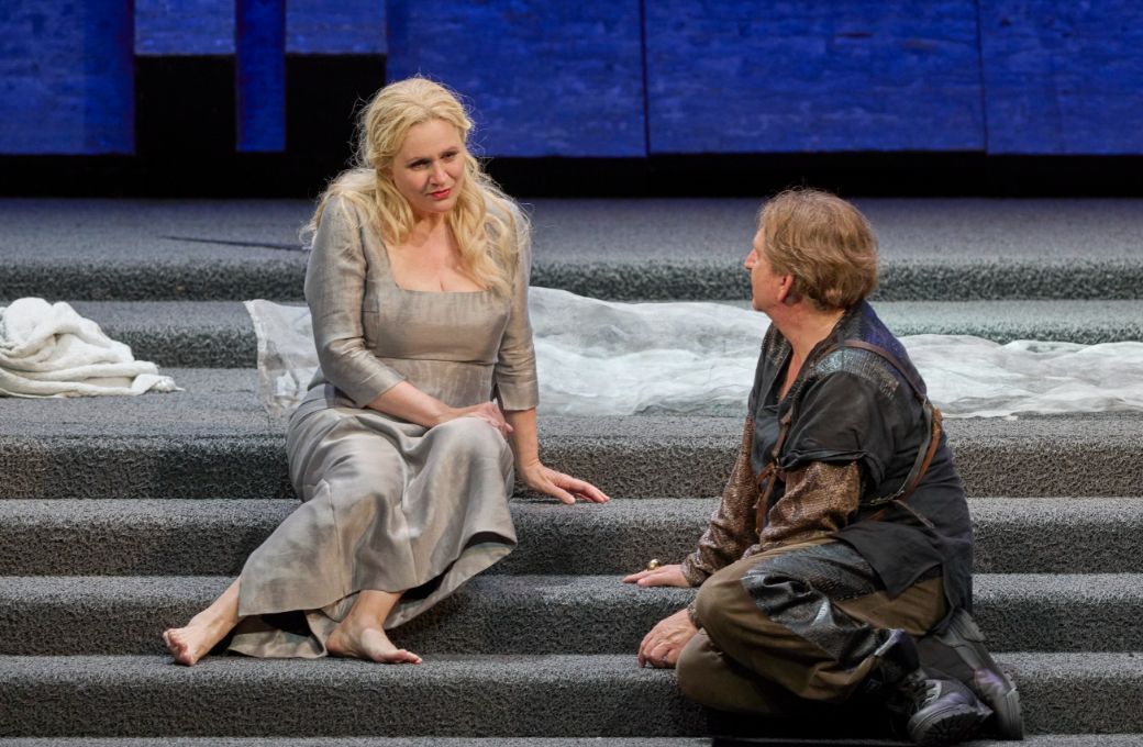 Anja Kampe (Br&uuml;nnhilde) und Andreas Schager (Siegfried) &copy; Wiener Staatsoper | Michael P&ouml;hn