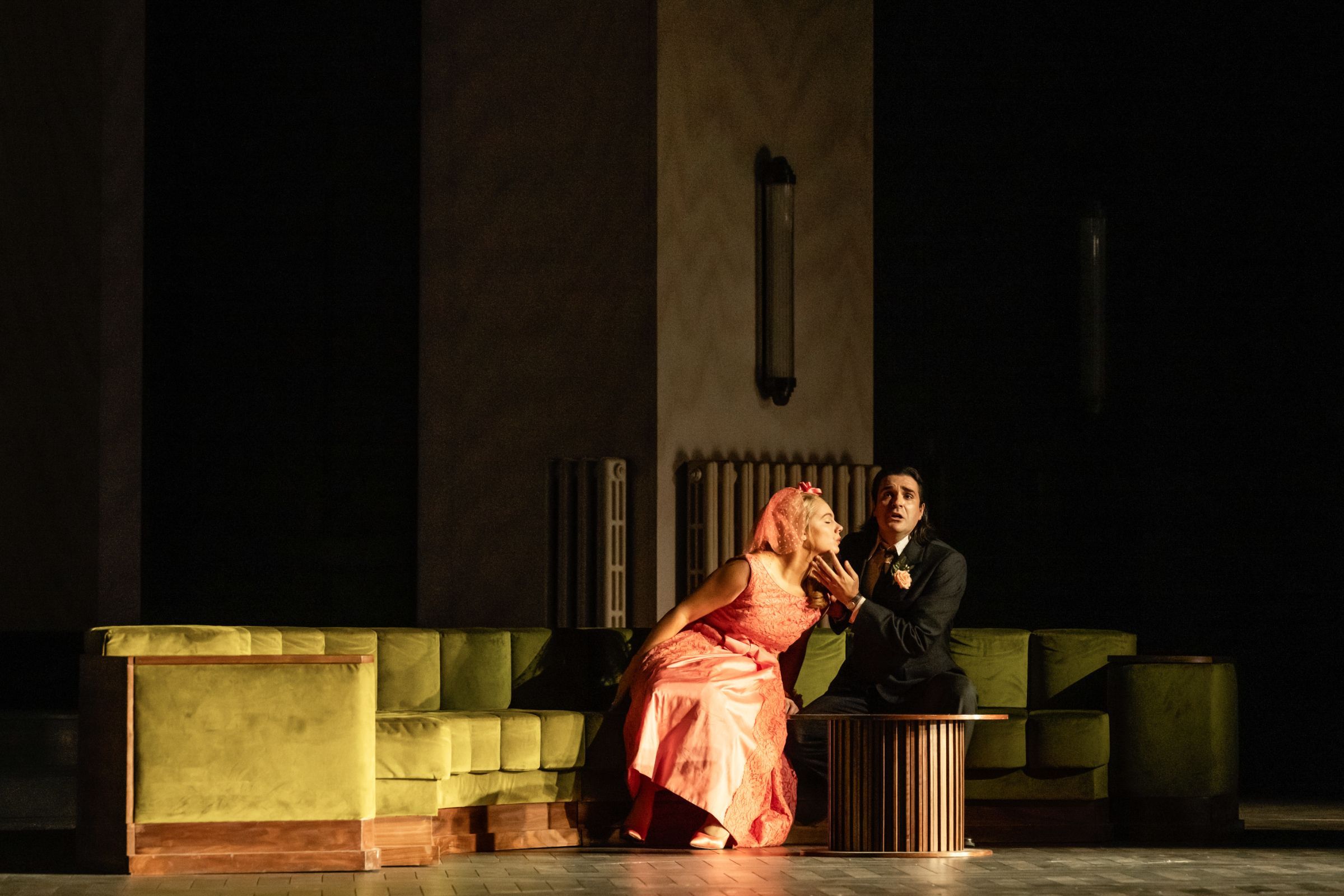 Niamh O'Sullivan (Ino) and Carlo Vistoli (Athamas) &copy; The Royal Opera | Camilla Greenwell