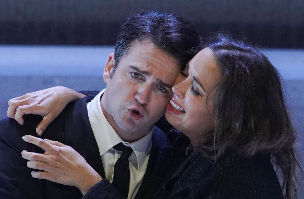 Xabier Anduaga (Alfredo) y  Nadine Sierra (Violetta Val&eacute;ry) &copy; Javier del Real | Teatro Real