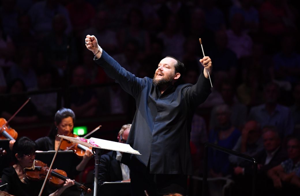 Andris Nelsons conducts the Leipzig Gewandhaus Orchestra at the Proms &copy; BBC | Chris Christodoulou