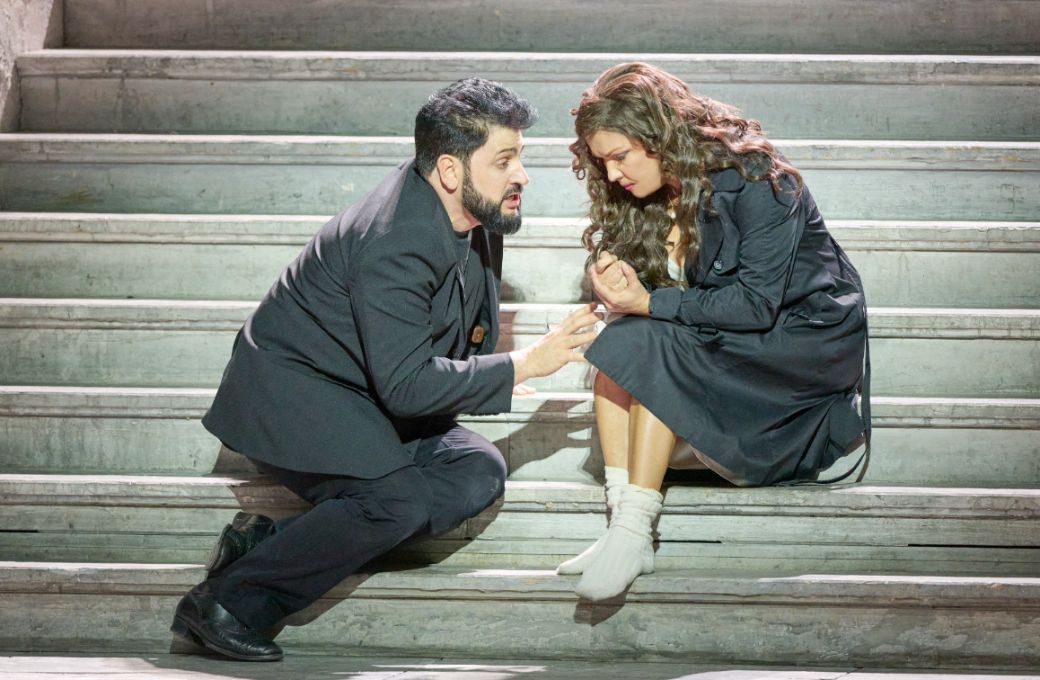 Yusif Eyvazov (Herman) und Anna Netrebko (Lisa) © Wiener Staatsoper | Michael Pöhn