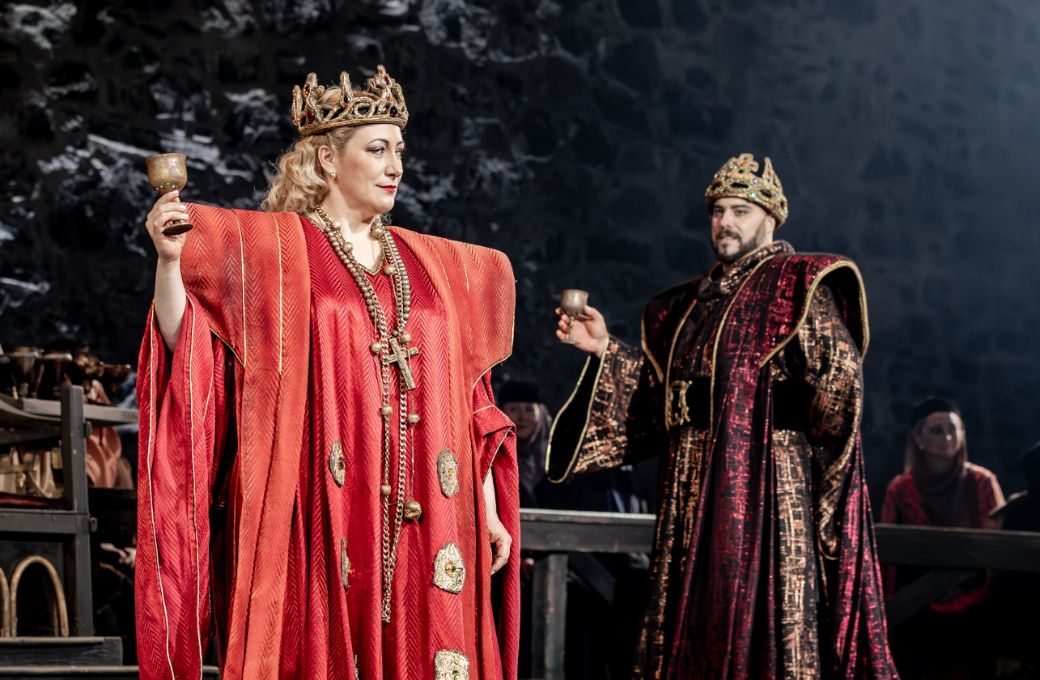 Saioa Hernández (Lady Macbeth) and Gabriele Viviani (Macbeth) &copy; Toni Härkänen