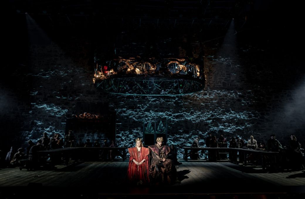 Saioa Hern&aacute;ndez (Lady Macbeth) and Gabriele Viviani (Macbeth) &copy; Toni H&auml;rk&auml;nen
