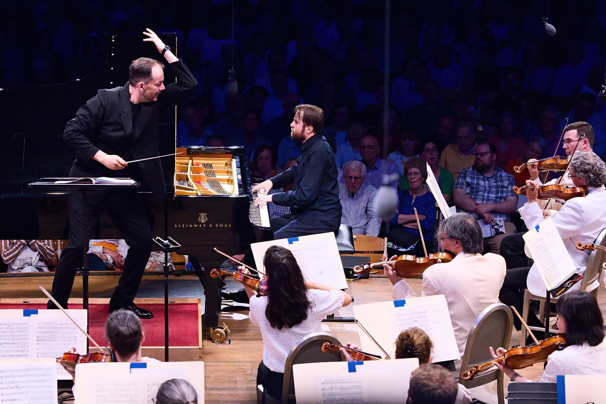 Andris Nelsons and Daniil Trifonov © Hilary Scott, courtesy of the BSO