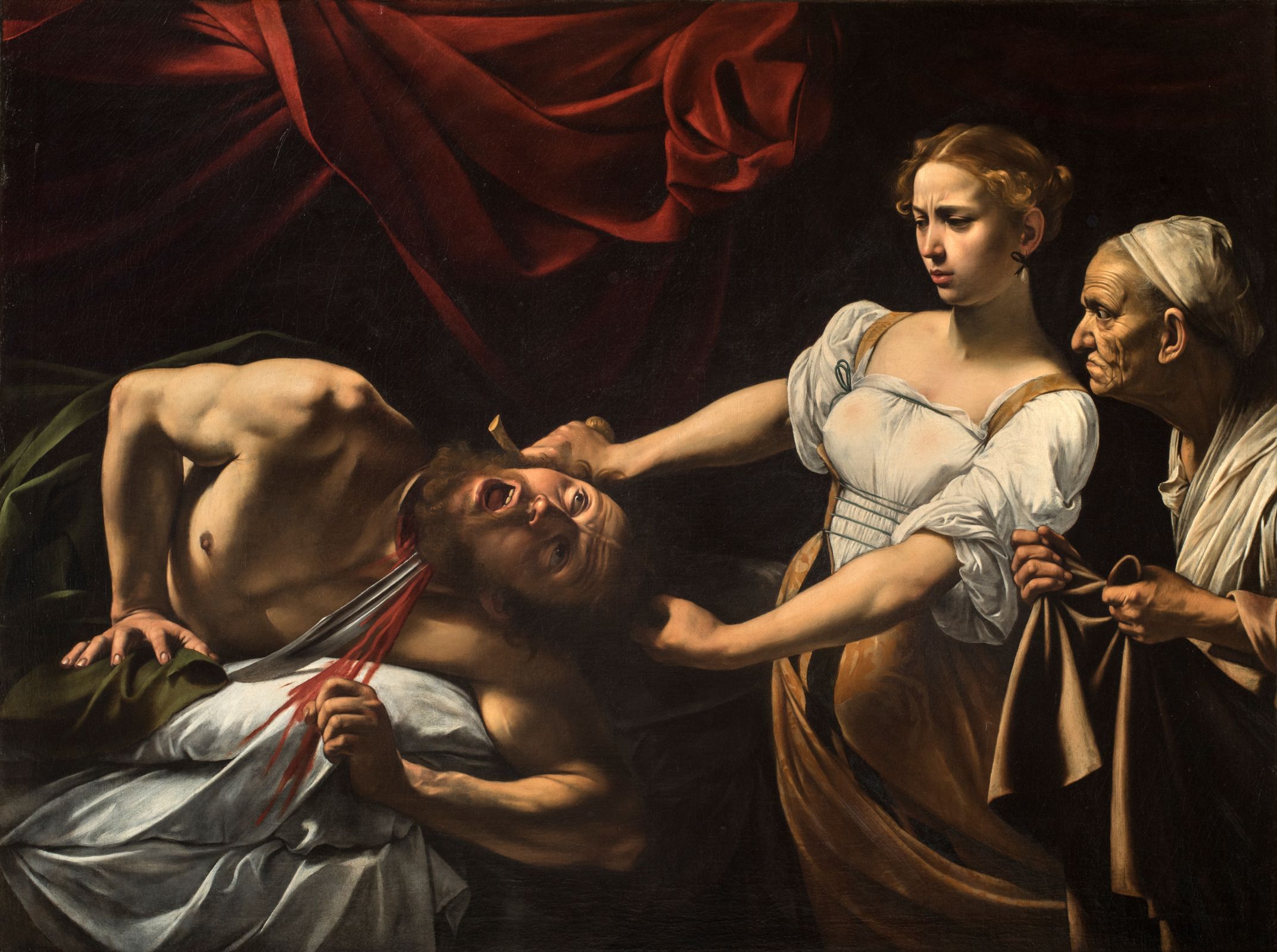 Caravaggio: <i>Judith Beheading Holofernes</i> (c.1602) &copy; Public domain