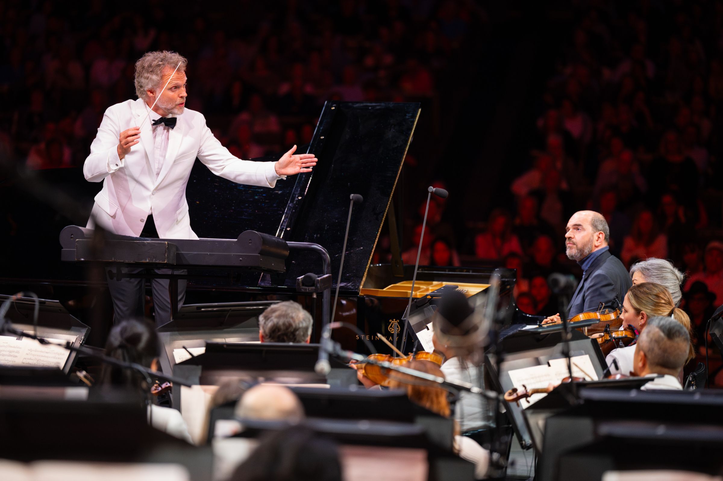 Thomas Søndergård, Kirill Gerstein and the LA Philharmonic &copy; Elizabeth Asher, courtesy of the Los Angeles Philharmonic Association