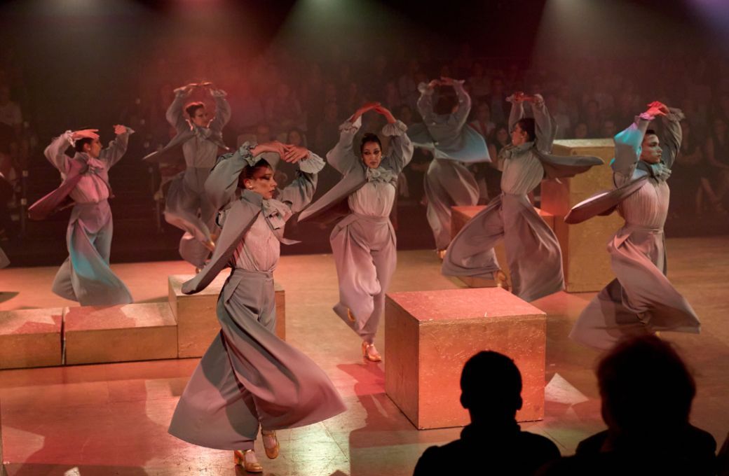 Bailarines del Ballet Flamenco de Andaluc&iacute;a en el escenario del Castell de Perelada &copy; Toti Ferrer | Festival Peralada