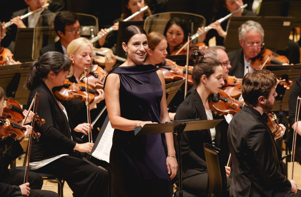 Asmik Grigorian and the London Symphony Orchestra &copy; LSO | Andy Paradise