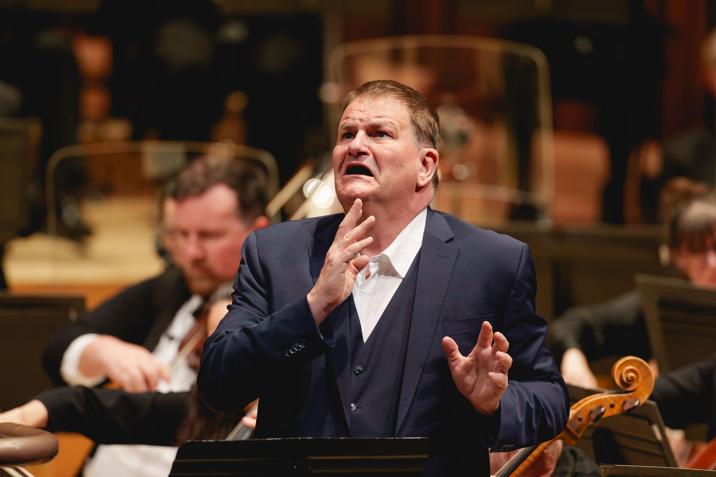 Wolfgang Ablinger-Sperrhacke and the London Symphony Orchestra &copy; LSO | Andy Paradise