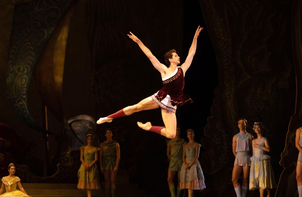 Reece Clarke as Aminta in Frederick Ashton's <i>Sylvia</i> &copy; Nir Arieli