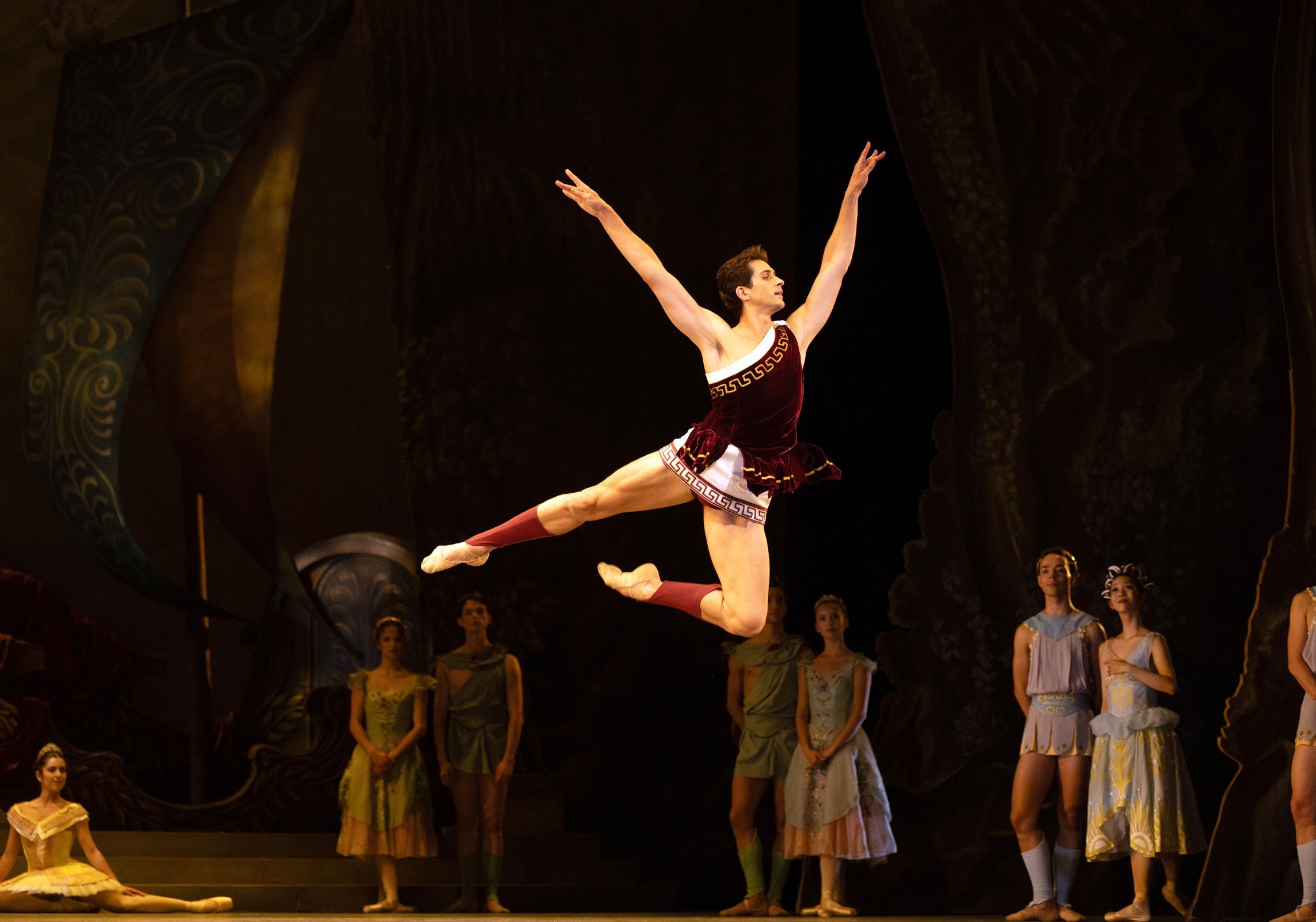 Reece Clarke as Aminta in Frederick Ashton's <i>Sylvia</i> &copy; Nir Arieli