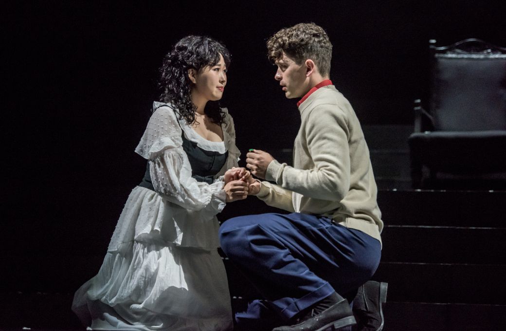 Yewon Han (Oph&eacute;lie) and Gregory Feldmann (Hamlet) &copy; Genevieve Girling