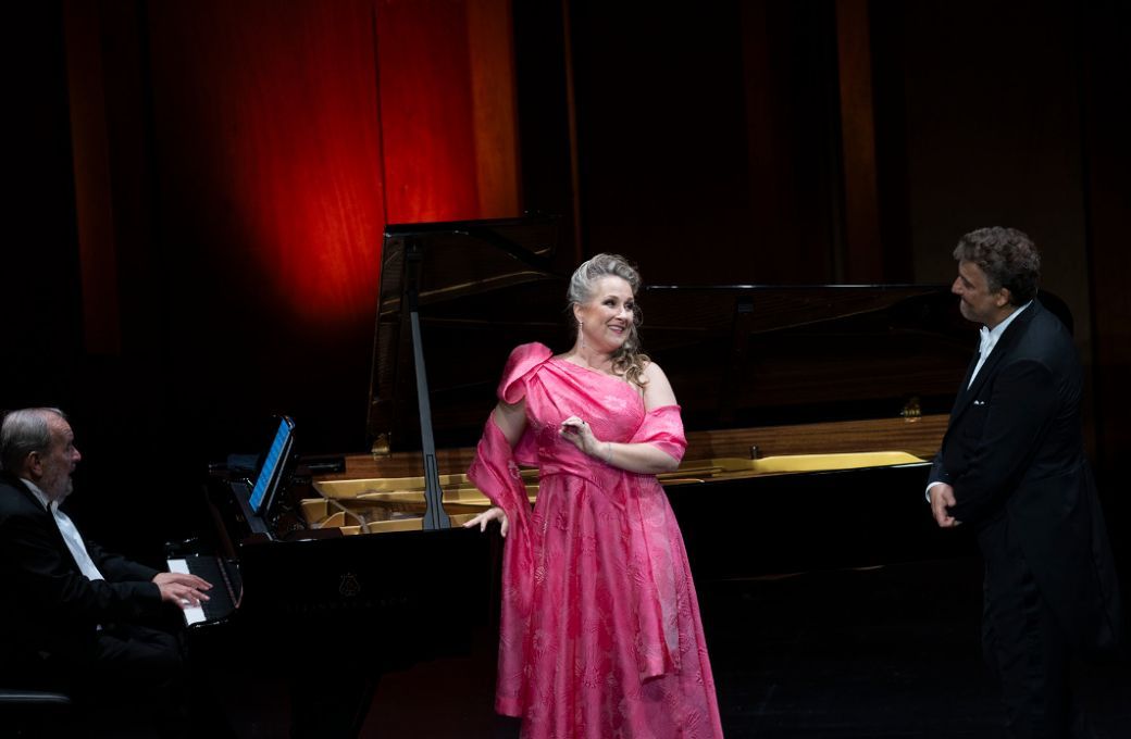 Helmut Deutsch, Diana Damrau et Jonas Kaufmann au Festival d'Aix &copy; Vincent Beaume