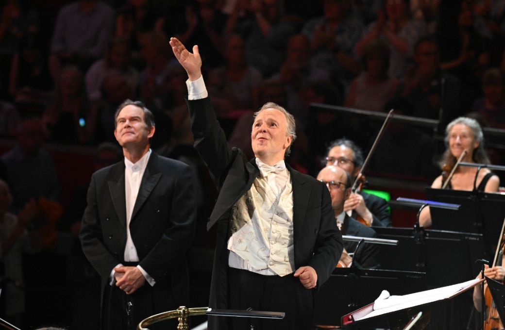 Gerald Finley and Sakari Oramo © BBC | Chris Christodoulou