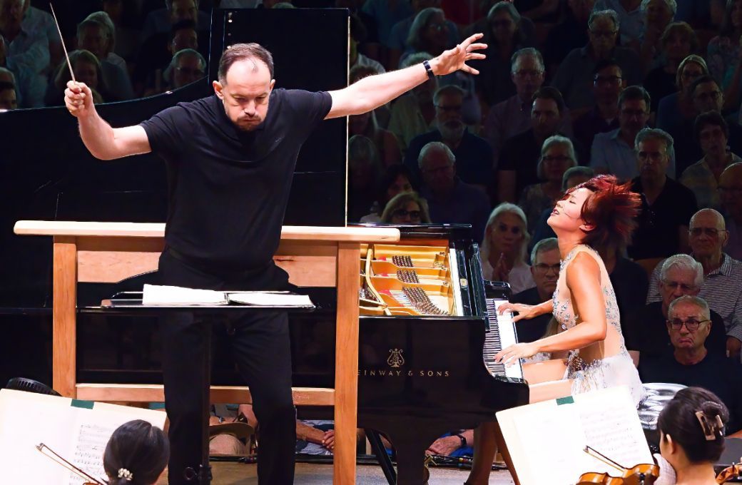 Andris Nelsons and Yuja Wang © Hilary Scott, courtesy of the BSO