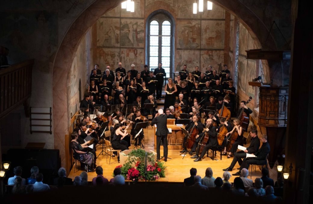 William Christie dirige <i>Isra&euml;l en &Eacute;gypte</i> au Gstaad Menuhin Festival &copy; Rapha&euml;l Faux
