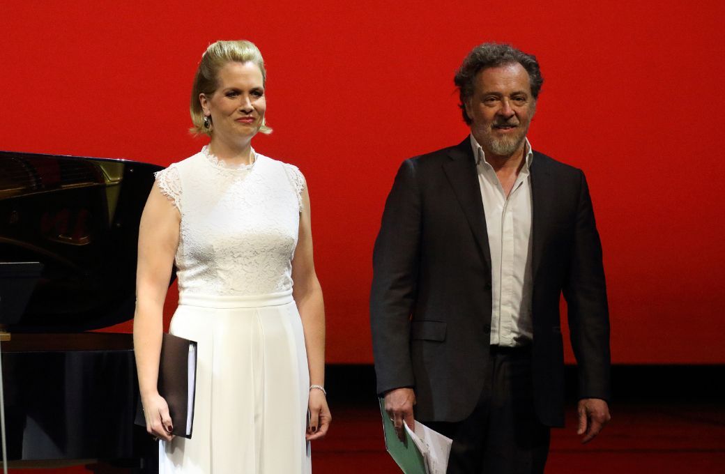 Julia Kleiter und Christian Gerhaher bei ihrem Festspiel-Liederabend 2022 &copy; Wilfried Hösl (2022)