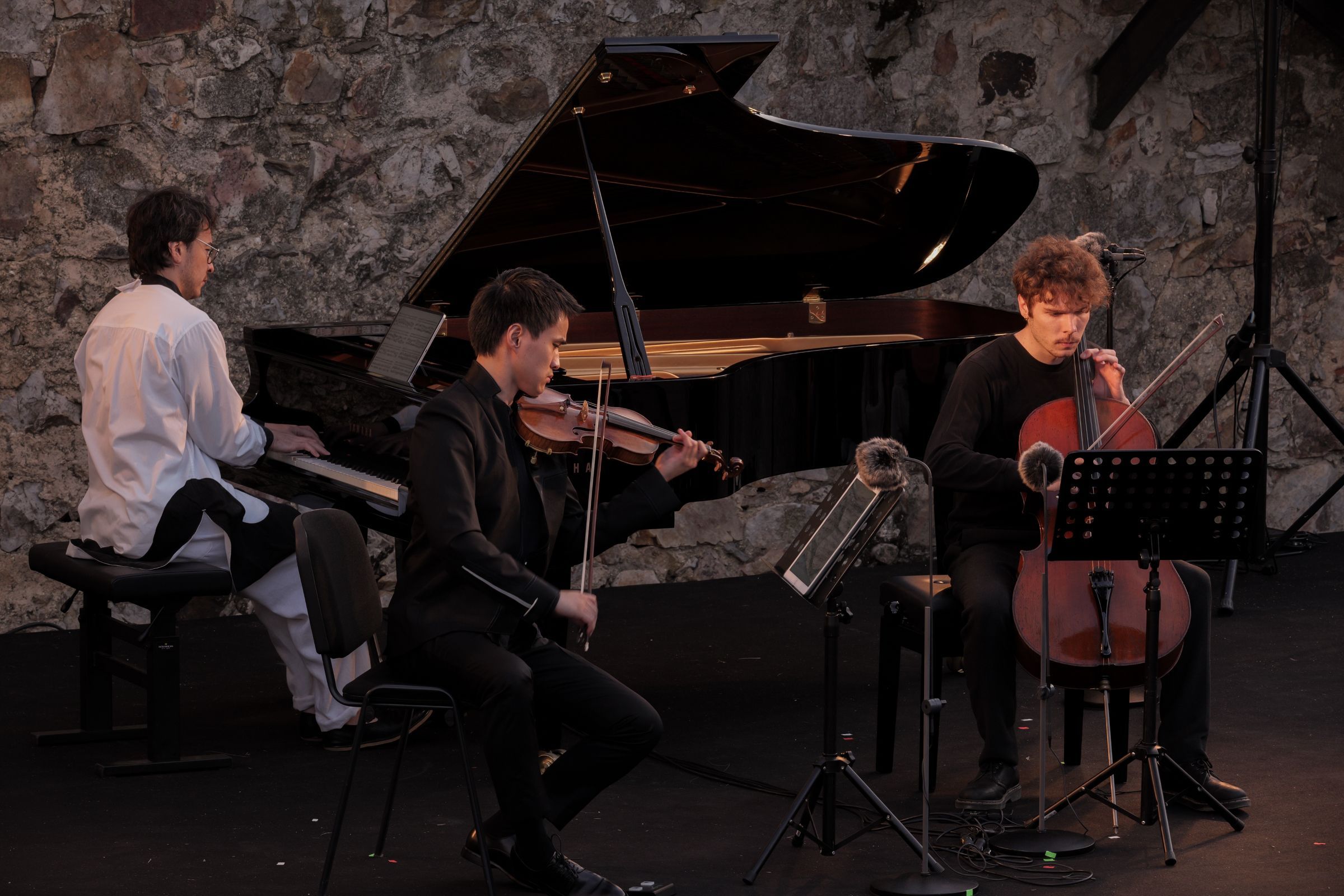 Samson Tsoy, Kevin Zhu et Bruno Philippe &copy; FIMM - Paulo Gouveia / Zuza Rożek