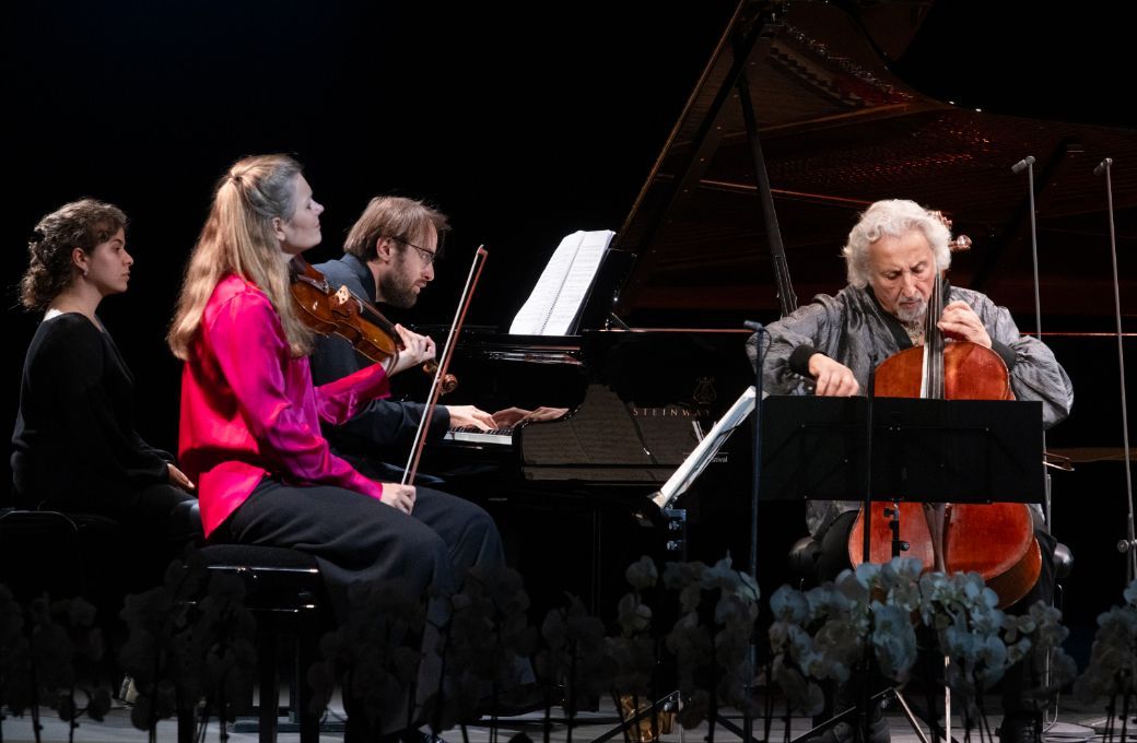 Janine Jansen, Daniil Trifonov und Mischa Maisky &copy; Sofia Lambrou