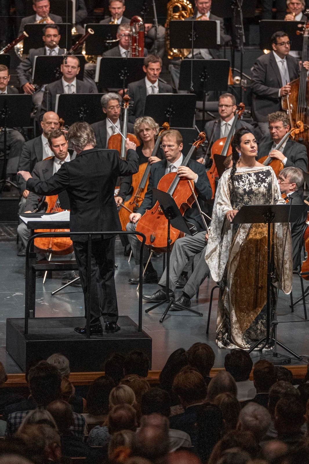Esa-Pekka Salonen, Marina Viotti and the Vienna Philharmonic © SF | Marco Borrelli