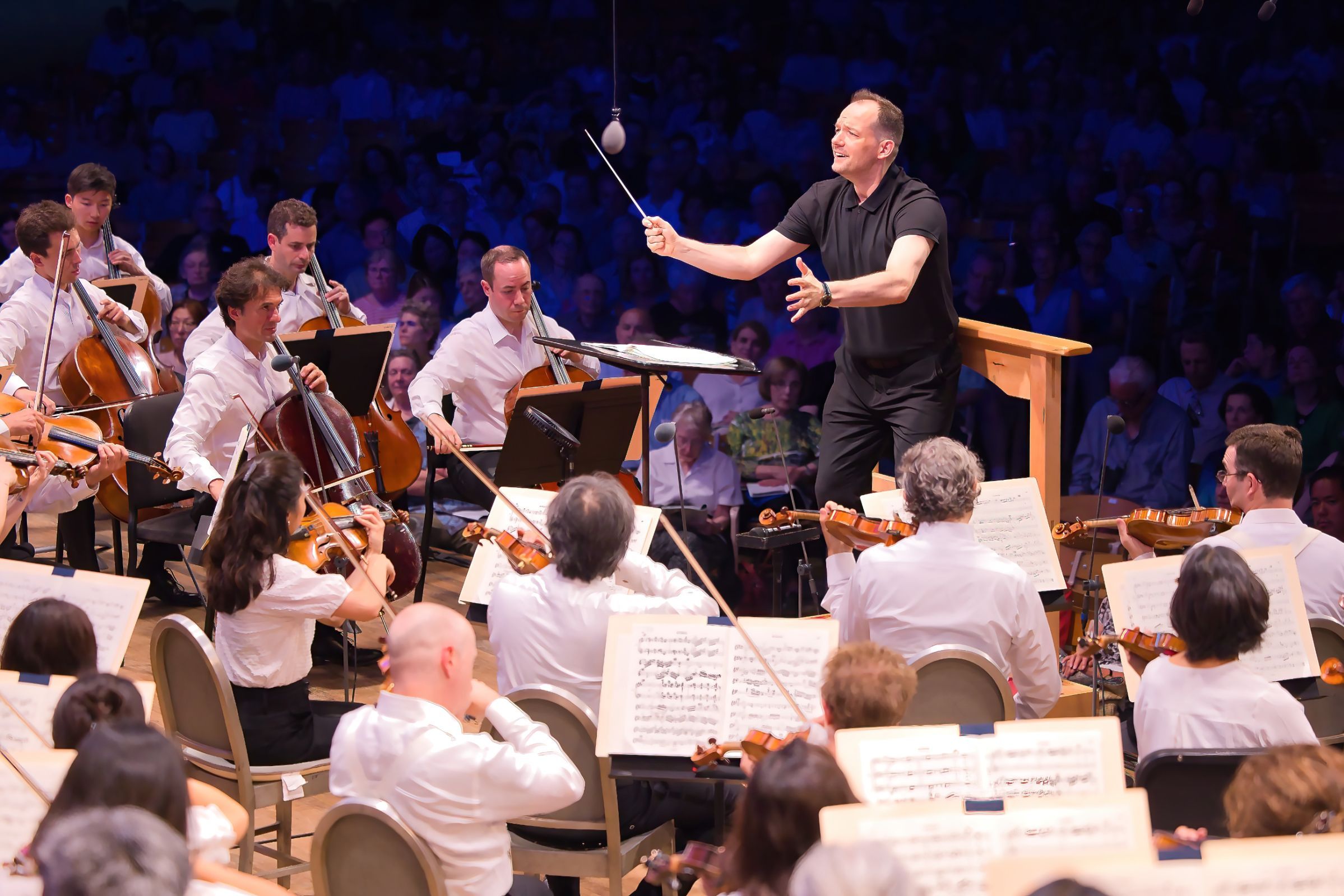Andris Nelsons conducts the Boston Symphony Orchestra © Hilary Scott, courtesy of the BSO
